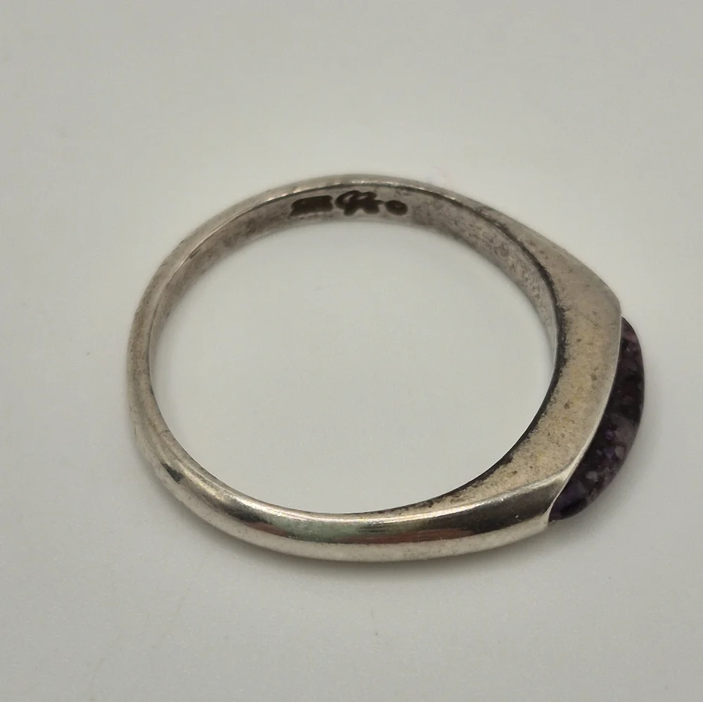Carolyn POLLACK FANTASTIC PRICE 2 Rings Peridot Sterling & Sterling Stackable. - Picture 6 of 11